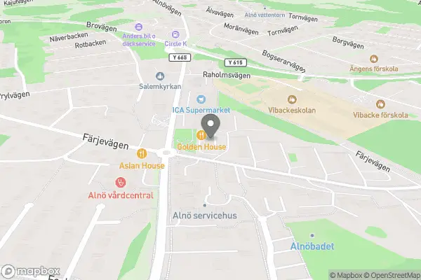 Röda Korset Kupan - Alnö karta