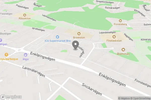 Röda korset kupan Second hand Bro centrum - Bro karta