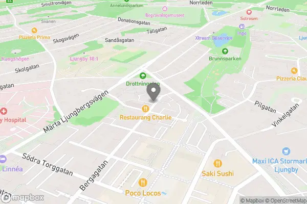 Röda Korset Mötesplats Kupan - Ljungby karta