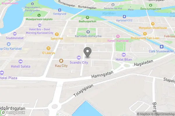 Röda Korset Second Hand - Karlstad karta