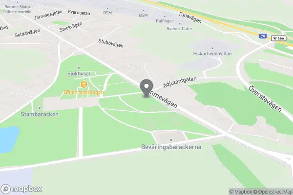 Rommehedslägret och Dalregementets museer - Borlänge karta