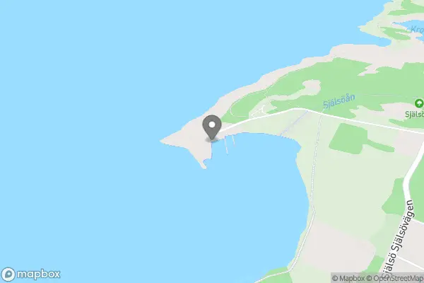 Själsö hamn - Gotland karta