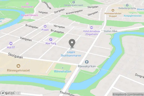 Skattkammaren Loppis - Ängelholm karta