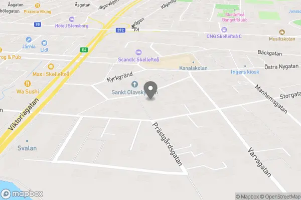 Skellefteå Stadsmission - Skellefteå karta