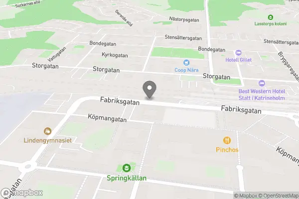 Slitet och Nött Möbelmagasinet AB - Katrineholm karta