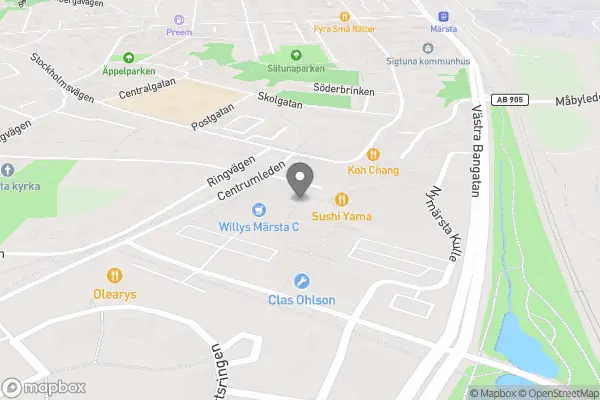 Stockholms Stadsmission Second hand Märsta - Märsta karta