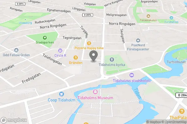 Tidaholms Röda Korskrets Mötesplats Kupan - Tidaholm karta