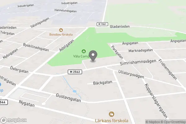Tomelilla folketspark - Tomelilla karta