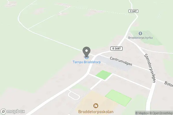 Tranan Broddetorp - Broddetorp karta