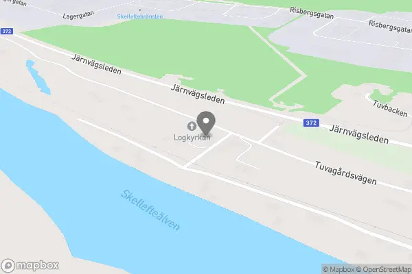 Tuvagårdens Café - Skellefteå karta
