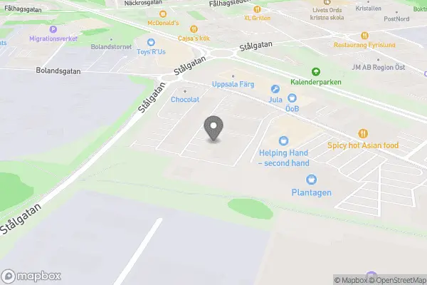 Uppsala Stadsmission gåvomottagning och outlet - Uppsala karta