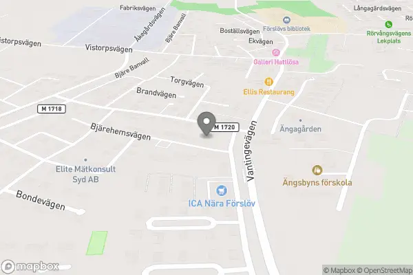 Vinylkällaren Förslöv - Förslöv karta