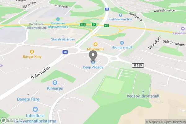 X:-tra - Karlskrona karta